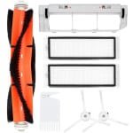 Accessoireset Geschikt voor Xiaomi Roborock S55 S50 S51 robotstofzuiger - Vervangende onderdelenpakket met hoofdborstel, 2 HEPA-filters, 2 zijborstels, hoofdborstelhoes, reinigingsgereedschap
