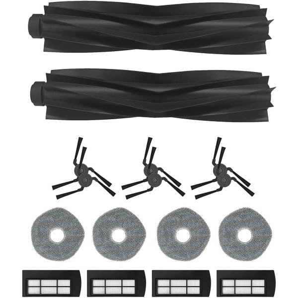 Accessoireset Geschikt voor stofzuigers voor EUFY X9 Pro / X9-serie, robotstofzuigers en vervangende onderdelen Geschikt voor dweilreinigers