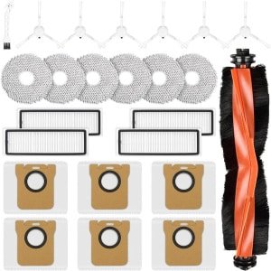 Accessoireset Robotstofzuiger - 24-Delig - Reserveonderdelen - Hoofdborstel - Dweilpads - Stofzakken - Zijborstels - HEPA-filters - Reinigingsaccessoires