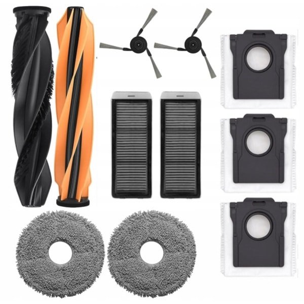 Accessoireset compatibel met robotstofzuiger Dreame X50 Ultra Complete / X50 Master - Onderhoudsset geschikt voor stofzuigers: X50 Ultra Complete - X50 Ultra - L50 Pro Ultra - X50 Master - Vervangingsonderdelen van de beste kwaliteit