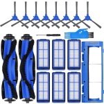 Accessoireset geschikt voor Eufy RoboVac 11S Max RoboVac 15C Max, RoboVac 30C Max, G30, G30 Edge G10 hybride robotstofzuiger, 2 rolborstels, 8 zijborstels, 6 filters, 1 borstelbeschermer (17 stuks)