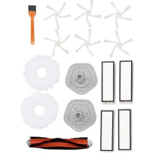 Accessoireset voor robotstofzuiger reserveonderdelenpakket - hoofdborstel filter witte platte kam - geschikt voor Bot W10 W10 Pro .