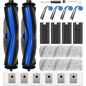 Accessoireset voor robotstofzuiger - set van 20 - polyester