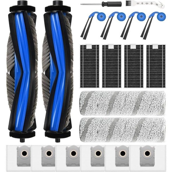 Accessoireset voor robotstofzuiger - set van 20 - polyester