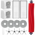 Accessoireset voor robotstofzuigers, reserveonderdelen met rolborstel, filters, stofzakken en dweilpads