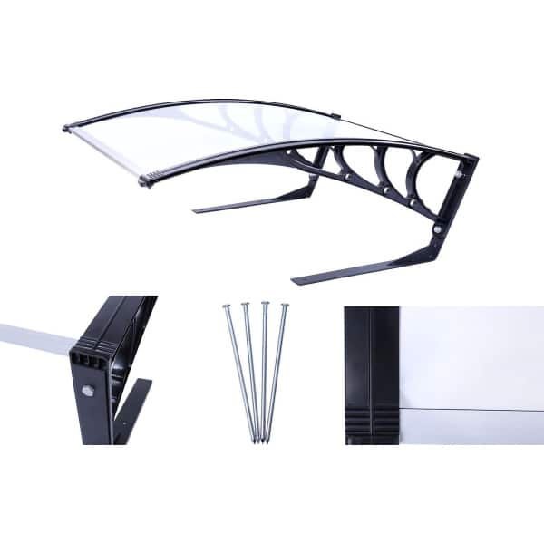 Afdak voor robotgrasmaaier, transparant