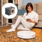 Allecta - Vervangende stofzakken voor robotstofzuigers, vliesstof, 6 stuks - X8/X8Pro/X10Pro, 16 x 13 x 13 cm