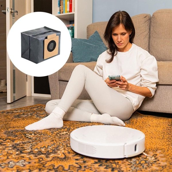 Allecta - Vervangende stofzakken voor robotstofzuigers, vliesstof, 6 stuks - X8/X8Pro/X10Pro, 16 x 13 x 13 cm