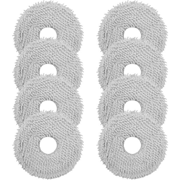 Allecta - Wisserdoeken Set voor Robotstofzuigers - Geschikt voor diverse modellen - Hoge kwaliteit microvezel - Accessoireset met 8 stuks