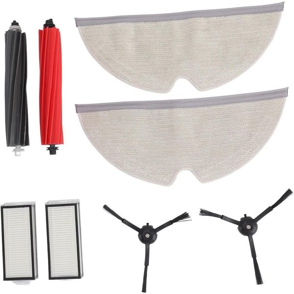 Allecto Plus - 2-pack Vervangende Onderdelen voor Max Robotstofzuiger - Hoofdborstels, Filters, Mop Accessoires