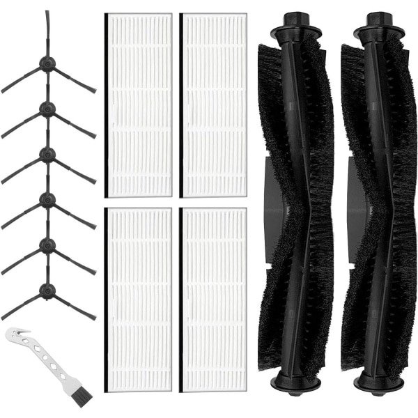 Allecto Plus - Accessoireset voor Robotstofzuigers: borstels, filters, mops - Compatibel met diverse merken