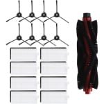 Allecto Plus - Filter voor rollerkwast en kant penseel, geschikt voor Lefant robotstofzuigers.