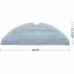 Allecto plus - 4 Pack Vervanging Mop Pads voor Robotstofzuigers - Herbruikbare Microfiber Pads - Nat en Zacht - Geschikt voor Ro-borock S7, S7+, T7S en T7S Plus