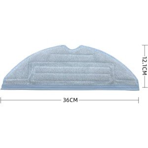 Allecto plus - 4 Pack Vervanging Mop Pads voor Robotstofzuigers - Herbruikbare Microfiber Pads - Nat en Zacht - Geschikt voor Ro-borock S7, S7+, T7S en T7S Plus