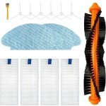 Allecto plus - Accessoireset compatibel met Robotstofzuigers - Borstels, Filters, Dweilpads en Reinigingsborstel - Geschikt voor Rowenta Explorer 20/40/45 Series - Hoge Kwaliteit en Duurzaam - Set van 13 Onderdelen.