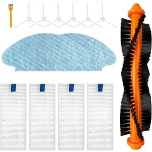 Allecto plus - Accessoireset compatibel met Robotstofzuigers - Borstels, Filters, Dweilpads en Reinigingsborstel - Geschikt voor Rowenta Explorer 20/40/45 Series - Hoge Kwaliteit en Duurzaam - Set van 13 Onderdelen.