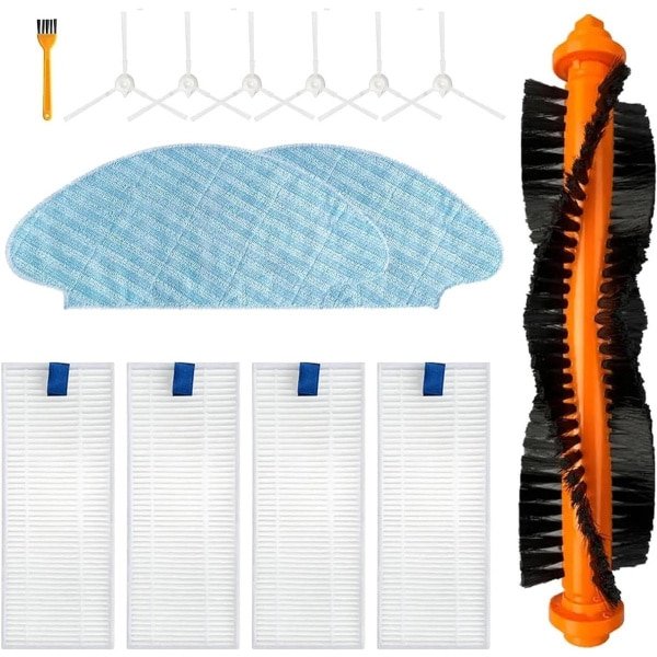 Allecto plus - Accessoireset compatibel met Robotstofzuigers - Borstels, Filters, Dweilpads en Reinigingsborstel - Geschikt voor Rowenta Explorer 20/40/45 Series - Hoge Kwaliteit en Duurzaam - Set van 13 Onderdelen.