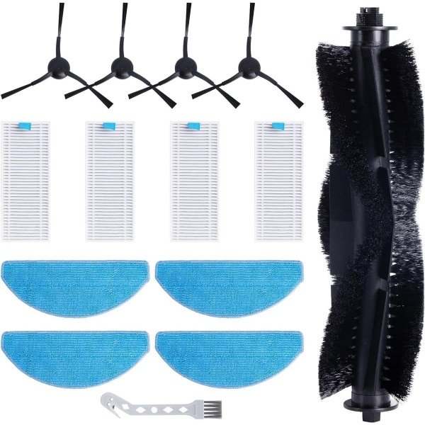 Allecto plus - Accessoireset voor robotstofzuiger - inclusief hoofdrolborstel, HEPA-filters, dweilpads en zijborstels - geschikt voor model Mars01