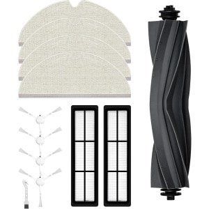 Allecto plus - Accessoireset voor robotstofzuiger, inclusief rolborstel, filters, dweilpads en zijborstels. Decoratieset voor Dreame D9 / D9 Max / L10 Pro met reinigingsborstel.