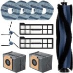 Allecto plus - Accessoireset voor robotstofzuiger, met hoofdborstel, HEPA-filters en meer