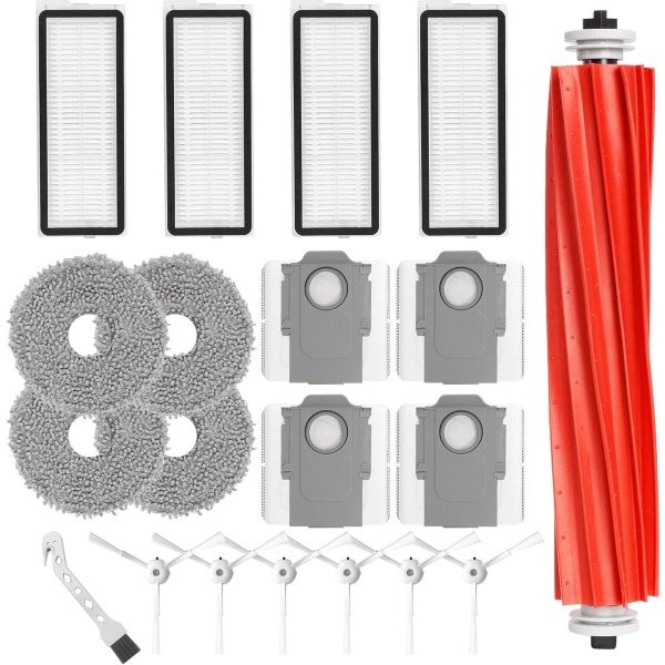 Allecto plus - Accessoireset voor robotstofzuigers - Hoofdrolborstel, filters, dweilpads en meer