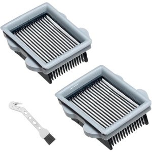 Allecto plus - Hepa filtervervanging voor robotstofzuiger, geschikt voor nat en droog, verbetert zuigprestaties (2 filters + 1 reinigingsborstel)