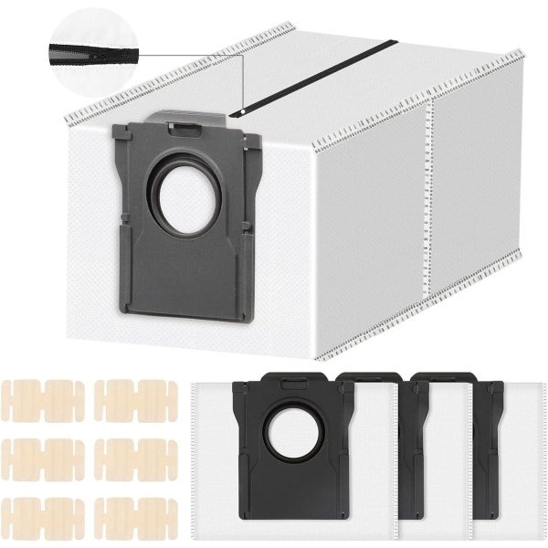 Allecto plus - Herbruikbare stofzakken Dreame X50 Ultra Complete X40 Ultra Complete L10s Ultra Gen 2 L10s Ultra D10 Plus Gen 2 Mova E30 Ultra robotstofzuiger reserveonderdelen