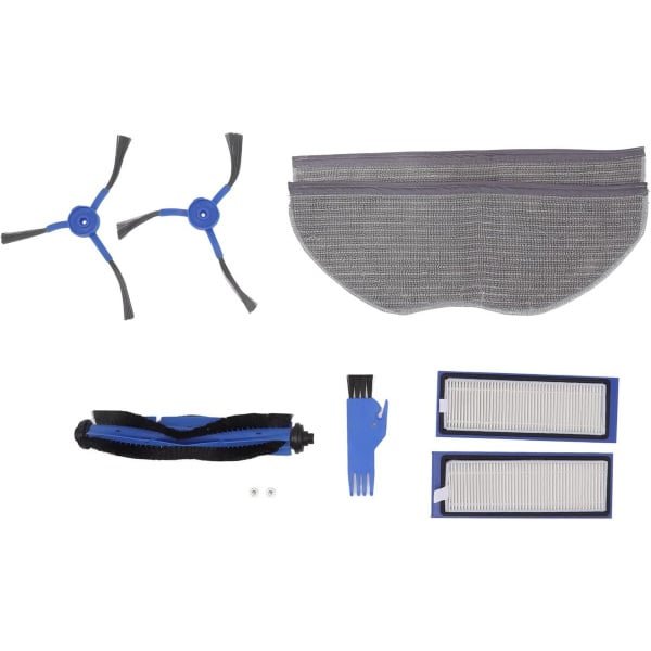 Allecto plus - Vervangende Onderdelen voor Robotstofzuiger: Filterborstel, Veegdoek, Siliconen Hoofdborstel, Zijborstel - Geschikt voor RoboVac L70 Hybrid