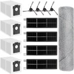 Allecto plus - Vervangende set voor robotstofzuiger Mova Z50 Ultra / Z5 Pro - 13 stuks rollers, zijborstels, HEPA-filters en stofzakken