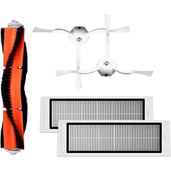 Allecto plus - Vervangingsfilter en borstels voor robotstofzuiger - duurzaam - xiao_mi Mi Robot S50 - H-EPA-filter - zijborstels