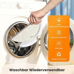 Allecto plus - Wisdoeken voor Robotstofzuigers - Wasbare microvezel-wisserpads - Accessoires - Herbruikbare dweilmop