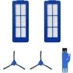 Allecto plus - Zijborstelfilter voor robotstofzuigers - Inclusief 2 Hepa-filters en 2 zijborstels - Geschikt voor diverse modellen