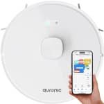 Auronic Robotstofzuiger - Met Dweilfunctie - WiFi en App - Laadstation - Huisdieren - Dweilrobot - Laser Navigatie - Wit