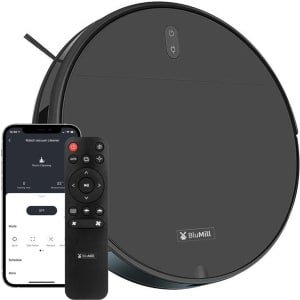 BluMill Robotstofzuiger met Dweilfunctie - Geschikt voor alle vloertypen - Huisdieren - voor Stof en Hondenhaar - met Afstandsbediening en App