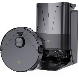 Boolean Cloud A10 Ultra Robotstofzuiger met dweilfunctie - 25000Pa - Automatisch Leegstation - Geschikt voor dierenharen - AI-gebaseerde obstakelherkenning - Zwart