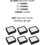 Bramokava® 6x HEPA Filter - ALLEEN geschikt voor iRobot Roomba COMBO j7+ / COMBO j9+ / 10 Max - NIET voor gewone j7+ / j9+ Robotstofzuiger