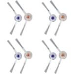 ByShane - Vervangingsset Accessoires voor Robotstofzuiger en Dweil - 4 Pairs Zijborstels - Narwal Freo X Plus/Freo X Ultra