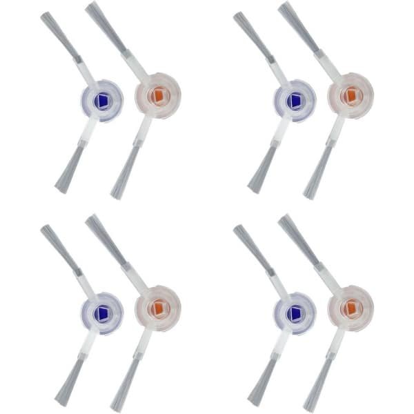 ByShane - Vervangingsset Accessoires voor Robotstofzuiger en Dweil - 4 Pairs Zijborstels - Narwal Freo X Plus/Freo X Ultra