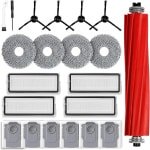 CSGoods - Accessoireset voor robotstofzuiger: 21-delige set met hoofdborstel, stofzakken, dweilpads, HEPA-filters, zijborstels, reinigingsaccessoires.