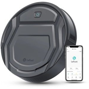 CYRO - Robotstofzuiger - Robot Stofzuiger - Robotstofzuigers - Automatisch opladen - via Wi-fi/app/Alexa - 120min looptijd - Zwart