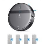 CleanWise Henk + 4 filters - Robotstofzuiger met dweilfunctie - Dweilrobot - Laadstation - Geschikt voor Huisdieren