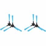 CleanWise Henk zijborstels - 4 zijborstels voor robotstofzuiger CleanWise Henk