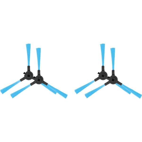 CleanWise Henk zijborstels - 4 zijborstels voor robotstofzuiger CleanWise Henk