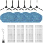 Cosensi - Accessoires voor robotstofzuiger: zijborstels, filters, schoonmaakdoeken, reinigingsborstels