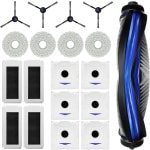 Cosensi - Accessoireset voor robotstofzuiger - 19-delig - Hoofdborstel, filters, doeken, zijborstels, stofzakken - Reserveonderdelen, robotaccessoires - Ecovacs Deebot N30 Pro OMNI/N30 OMNI