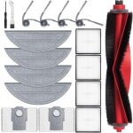 Cosensi - Accessoireset voor robotstofzuiger - Reserveonderdelen - Hoofdborstel - Hepa-filters - Schoonmaakdoeken - Zijborstels - Stofzakken - Schroevendraaier