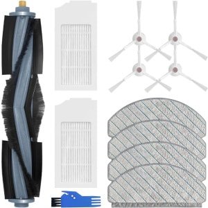 Cosensi - Accessoireset voor robotstofzuiger, hoofdborstel, filters, zijborstels, dweilen, borstelreinigingsgereedschap