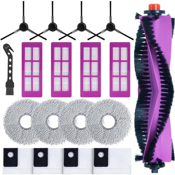 Cosensi - Accessoireset voor robotstofzuiger - reserveonderdelen - hoofdborstels - Hepa-filters - dweilpads - zijborstels - stofzakken - borstel