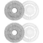 Cosensi - Reservehouder en dweilplaten voor Robotstofzuigers - Vloerreiniging - Ecovacs Deebot T30 Pro Omni/T30 Omni/T30S/T30S Combo - Reserveonderdelen