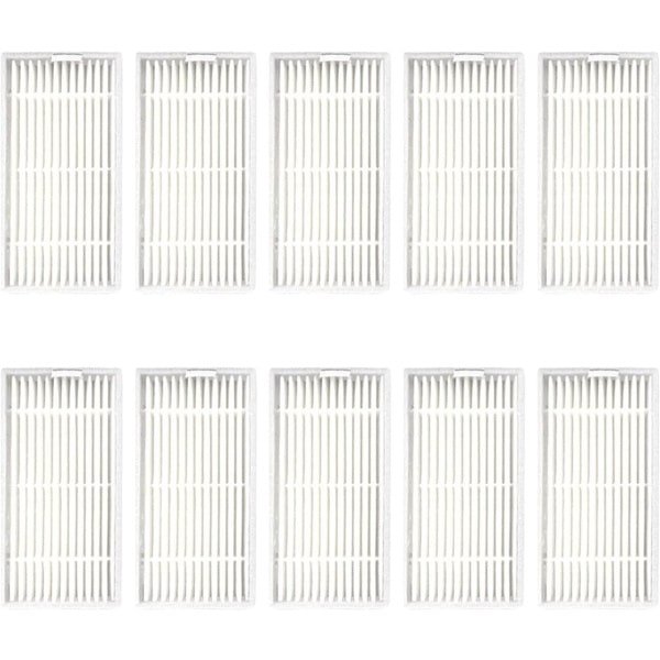 Cosensi - Set van 10 vervangende stofzuigerfilters voor Ilife robotstofzuigers - HEPA-filtervervanging - Inzetfilteraccessoires - Wasbaar en stofdicht - Reserveonderdelen stofzuigerrobots.